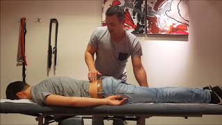 Anterior rotation mobilisation of the innominate  ilium [upl. by Inalej]