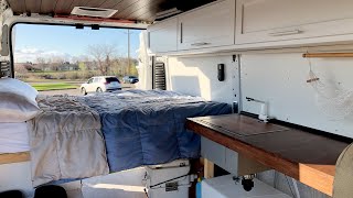 VAN TOUR OffGrid Stealth ProMaster  Minimalist Van Build [upl. by Kcirrag770]