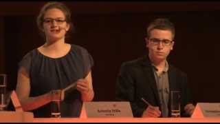 Jugend debattiert Bundesfinale 2015  Finaldebatte Altersgruppe 2 [upl. by Sergu]