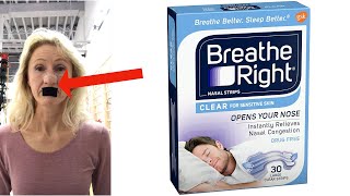 Breathe Right Nasal Strips to Resolve Nasal Obstruction [upl. by Bern]