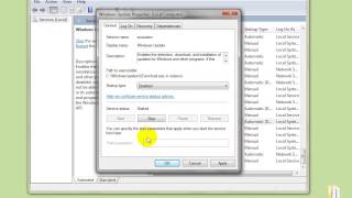 How to Completely Disable Windows Update Windows 7 [upl. by Oap]