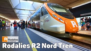 R2 Nord Tren  Rodalies de Catalunya  Viaje completo [upl. by Nylirret758]