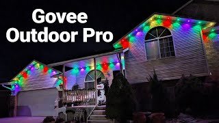 Get the Perfect Christmas Light Fit with Govee Permanent Outdoor Lights Pro [upl. by Sahc457]