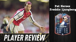 FIFA 22 FUT HEROES LJUNGBERG REVIEW  86 FUT HEROES LJUNGBERG PLAYER REVIEW  FIFA22 ULTIMATE TEAM [upl. by Brittni]