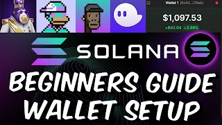 Solana Beginners Guide  How To Setup Phantom Wallet amp Transfer  Find Best NFT amp Gaming Crypto [upl. by Sirmons998]