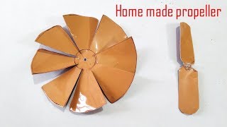 Home made PropellerDIY Propeller for Dc Motor [upl. by Nemsaj]