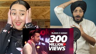 Indian Reaction to Coke Studio Season 8 TajdareHaram Atif Aslam  Raula Pao [upl. by Arrimat]