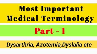 Medical terminology chapter 1 [upl. by Marcus]