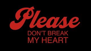 Daniel Leggs  Please Dont Break My Heart Lyric Video [upl. by Hanas7]