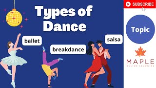 Types of Dance ► Salsa Ballet Waltz  Learn about Different Dance Styles [upl. by Nedry]