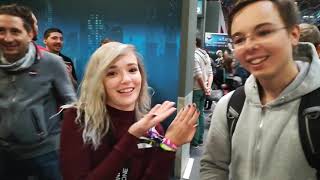 PGW2018 A LA RENCONTRES DES YOUTUBEURS  Chelxie PikaShoute Deujna Bourrinator [upl. by Janaye]