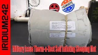 Military Issue ThermaRest Self Inflating Sleeping Mat [upl. by Peggy]