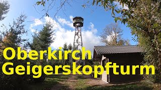 Oberkirch Wanderung zum Geigerskopfturm [upl. by Emixam]