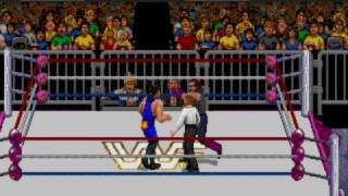 Sega 32X  WWF Raw 1995 [upl. by Alliuqat]