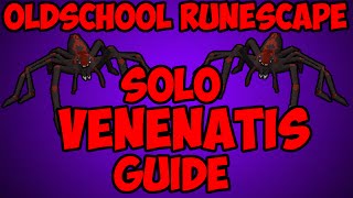 Oldschool Runescape  Venenatis Wilderness Boss Solo Guide [upl. by Harman757]