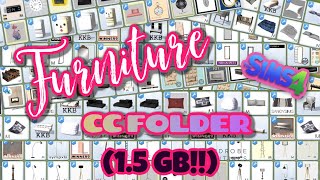 FURNITURE CC FOLDER 2000 ITEMS 15 GB  SIMS 4 [upl. by Tayler]