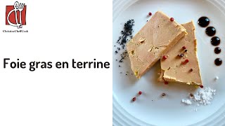 Foie gras en terrine [upl. by Enytsuj]