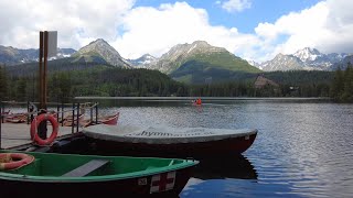 Strbske Pleso Slovakia Walk  Slovakian High Tatras Mountain Village  Walking Tour [upl. by Lyndy]