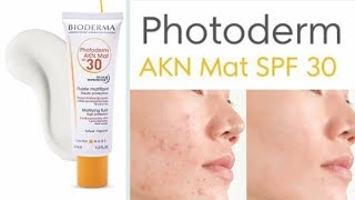 bioderma akn mat spf 30 review sunscreen for acneprone skin by dermatologist [upl. by Colon]