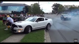 CRAZY MUSTANG FAILS  BURNOUT  CRASHES  CROWD KILLER [upl. by Clintock838]