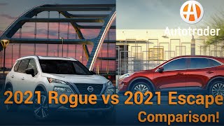 2021 Ford Escape vs 2021 Nissan Rogue Which is better  Comparison [upl. by Macmullin]