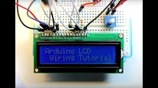 How to connect i2C 16x2 lcd display with arduino [upl. by Llenyt909]