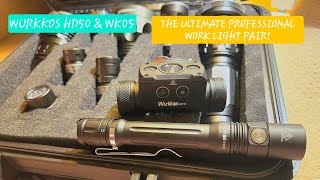 Ultimate Technician Work Light Pair Wurkkos HD50 amp WK05  GAME CHANGER [upl. by Nauwtna]