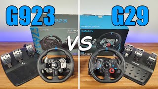 Logitech G923 vs G29 Is It Worth Upgrading [upl. by Lednahs]