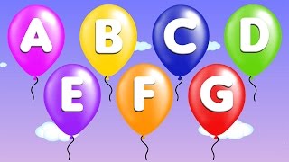 ABC Balloon Song  Alphabets Song  ABC Nursery Rhyme [upl. by Bocyaj]