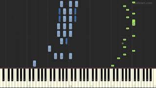 Movie Themes  The Sting Piano Tutorial Synthesia [upl. by Nona]