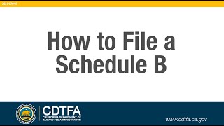 How to File a Schedule B [upl. by Lauralee]