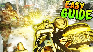 COLD WAR ZOMBIES WONDER WEAPON UPGRADE GUIDE ALL 4 ELEMENTS DIE MASCHINE EASTER EGG [upl. by Bunde969]