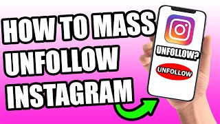 How To Mass Unfollow On Instagram After New Update 2023 [upl. by Laurin413]