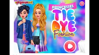 princesses tie dye fashion [upl. by Haem356]