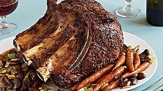 Annes Holiday Standing Rib Roast  Food Network [upl. by Tasha]