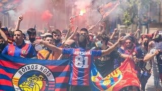 FC BARCELONA ULTRAS quotBOIXOS NOISquot  CRAZY BOYS [upl. by Collen]