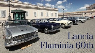 Le Flaminia sulla via Flaminia  Lancia Flaminia 60th Anniversary Tour 2017 [upl. by Atinyl803]