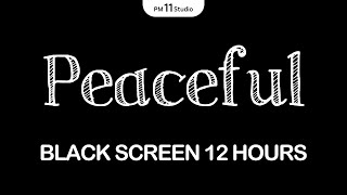 Peaceful Piano Ambience for Sleep and Focus  Sleep Music for Relaxing Deep Sleep  Black Screen [upl. by Hsetim]