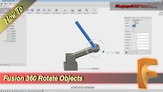 Fusion 360 How To Rotate [upl. by Levin]