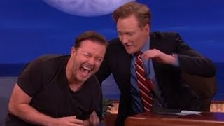 Ricky Gervais Funniest Talk Show Moments [upl. by Hatcher179]