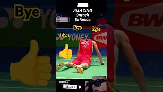 FASTEST DEFENSIVE SHOT Dive Defence from LEE CHONG WEI 🏸😎 badminton [upl. by Anahsak]