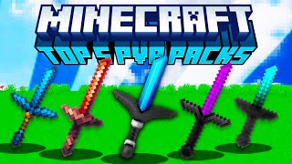 TOP 5 MCPE PVP TEXTURE PACKS FPS BOOST 120  Minecraft Bedrock Edition [upl. by Sucramd]