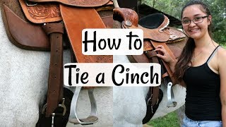 How to Tie a Cinch  Beginners Horse Series [upl. by Eugenle]