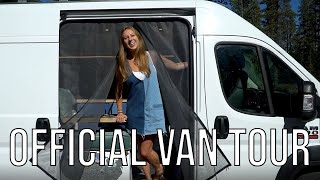 VAN LIFE TOUR with TOILET and SHOWER  Ram Promaster 136quot WB [upl. by Tait43]