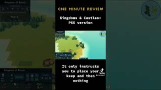 One Minute Review  Kingdoms amp Castles PS5 version kingdomampcastles keymailer gaming ps5 [upl. by Anik]