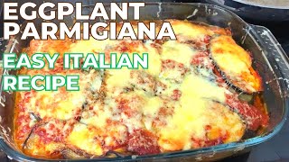 EASY Aubergine Parmigiana recipe  Italian comfort food made simple [upl. by Nyleuqaj]