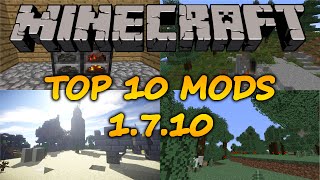 Top 10 Minecraft Mods 1710 [upl. by Wawro264]