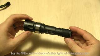 Niteye TF20 LED Flashlight Review [upl. by Osner]