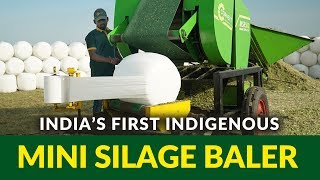 Cornext MSB500  Indias 1st ever Silage Baler Call 18001217677 [upl. by Calderon]