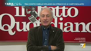 Marco Travaglio quotBeppe Grillo azzeccagarbugli mi fa tristezza se vuole prendersi un altro [upl. by Yirinec963]